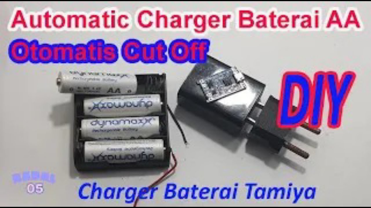 Автоматическое отключение зарядного устройства Baterai AA, зарядное устройство Baterai TAMIYA