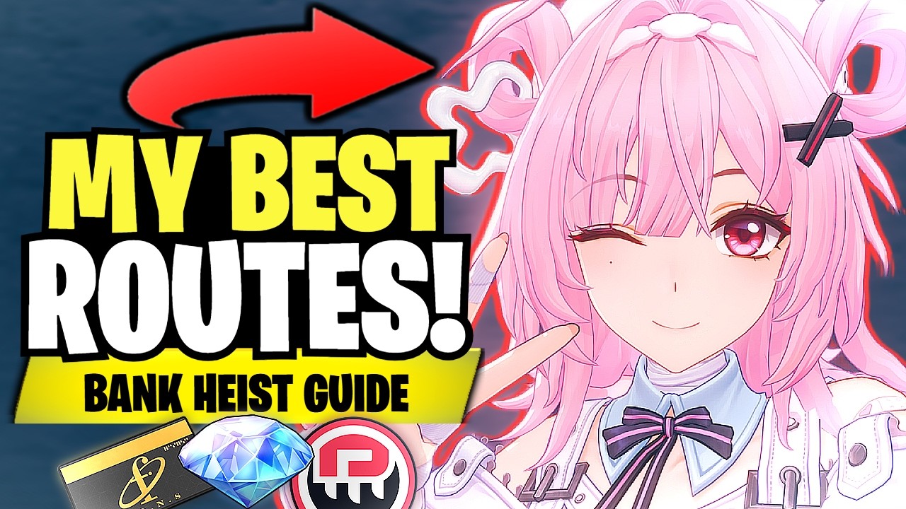 How I Clear Bank Heists! Easy Guide! Paths, Fons, Paw Coins, Cars, & More! | Neverness to Everness