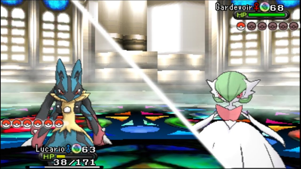 Pokémon X Champion Diantha Battle