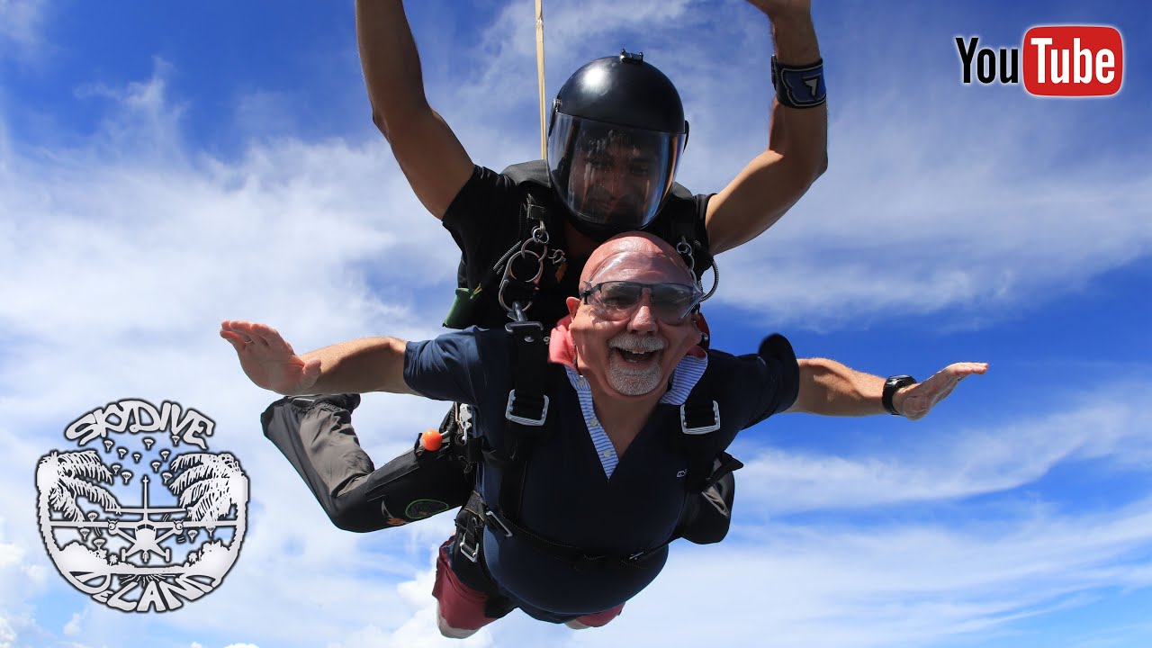 Owen kept his promise and skydives!