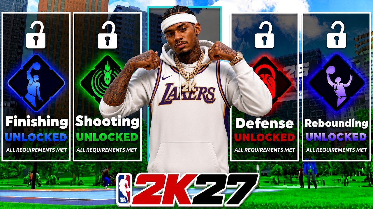 Как БЫСТРО открыть ВСЕ специализации билдов в NBA 2K27 (броски, завершение, плеймейкинг, защита)