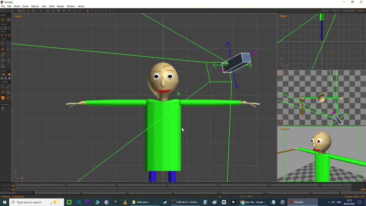 How to make a Baldi animation!
