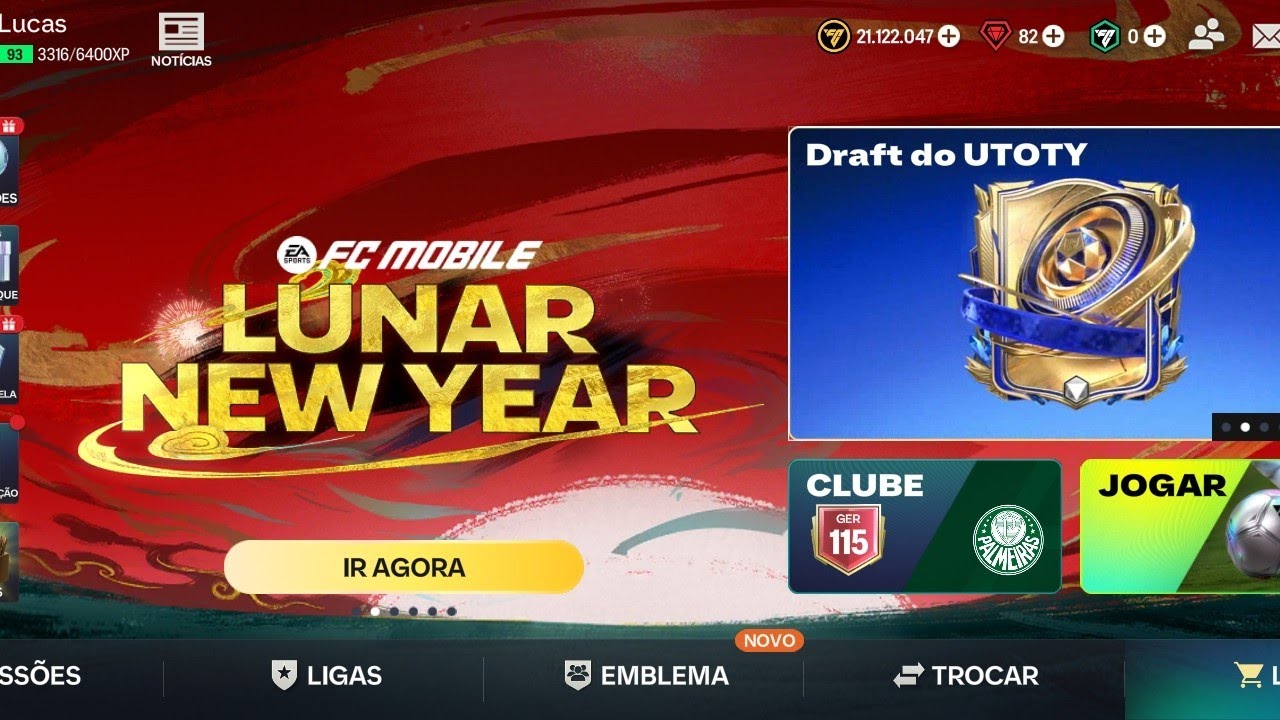 FC mobile com time do Palmeiras jogando um contra um 2026 #002