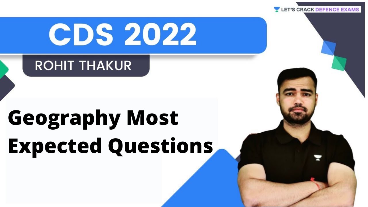 Geography Most Expected Questions | Defence | Rohit Thakur | Let's Crack Defence Exams