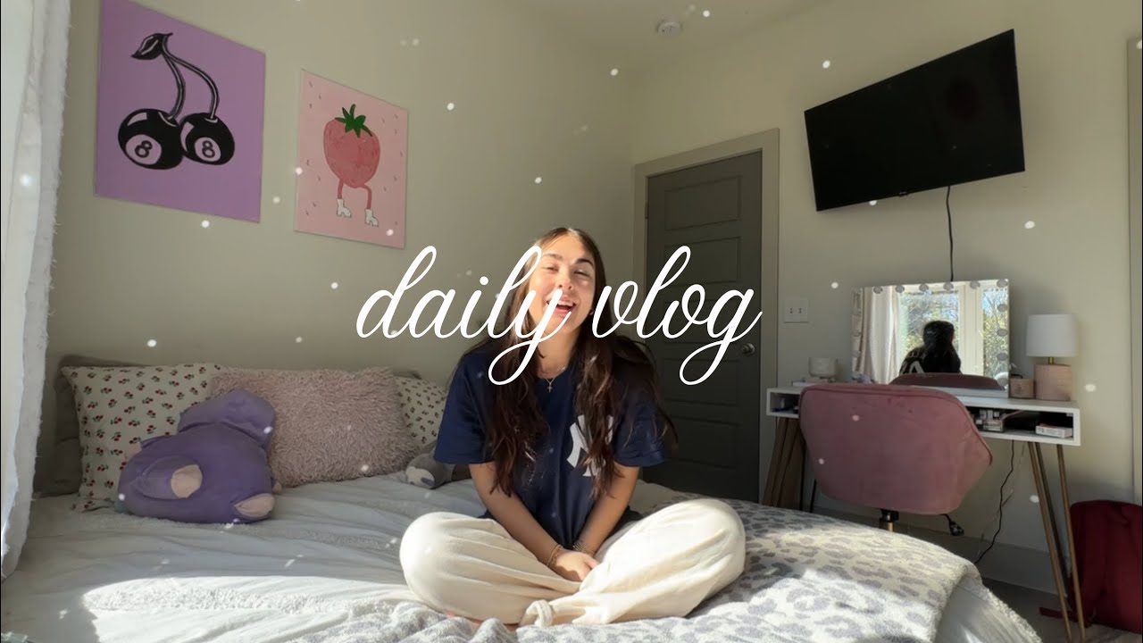 college day in my life | hot yoga, skincare, class