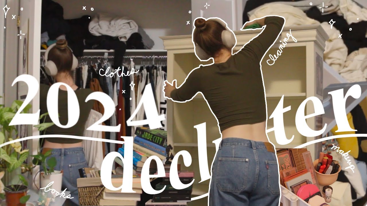 2024 Declutter 🧺✨ decluttering, organizing, cleaning & decorating my space for the new year !