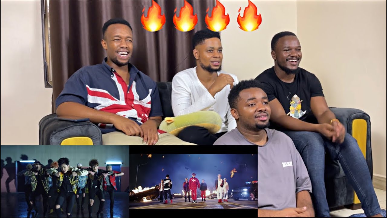 Friends watch BTS (방탄소년단) 'MIC Drop (Steve Aoki Remix)' & '불타오르네 (FIRE)' MV for the first time!!
