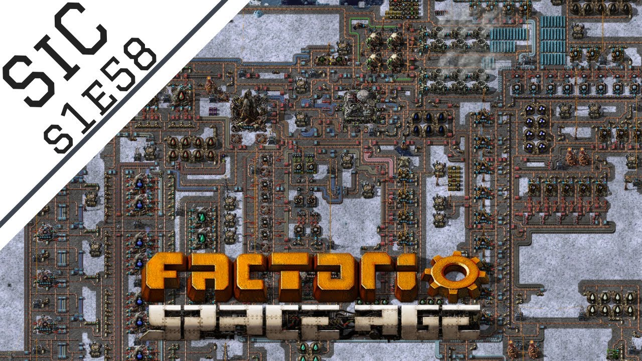 A SiC Play: Factorio - Space Age S1E58: Рельсовые пушки и термоядерные энергетические ячейки!