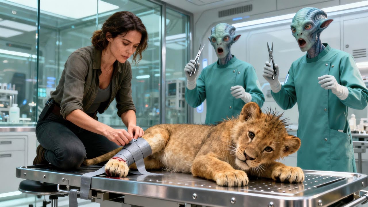 The Human Fixed Cub&rsquo;s Broken Leg with Duct Tape &mdash; Alien Doctors Called Her Methods 