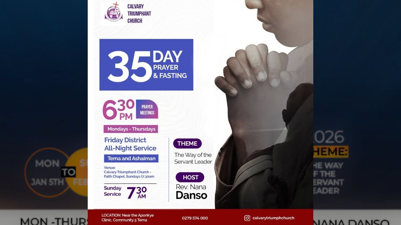 THE WAY OF THE SERVANT LEADER || PASTOR NANA DANSO || SUNDAY SERVICE || 18.01.2026