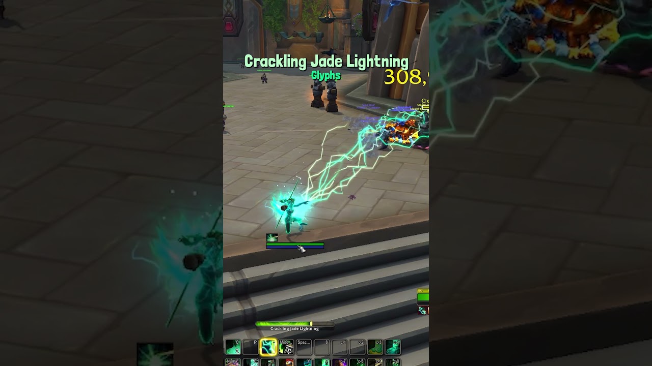 Change the Color of Crackling Jade Lightning! |  #thewarwithin #worldofwarcraft #monk