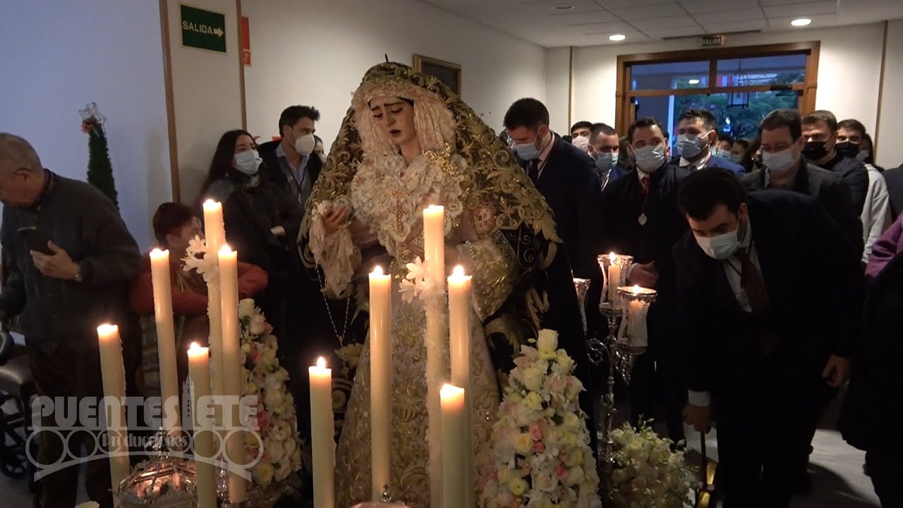 Virgen de la Encarnación Coronada. Traslado a la Residencia de las Hermanitas de los Pobres 2025.