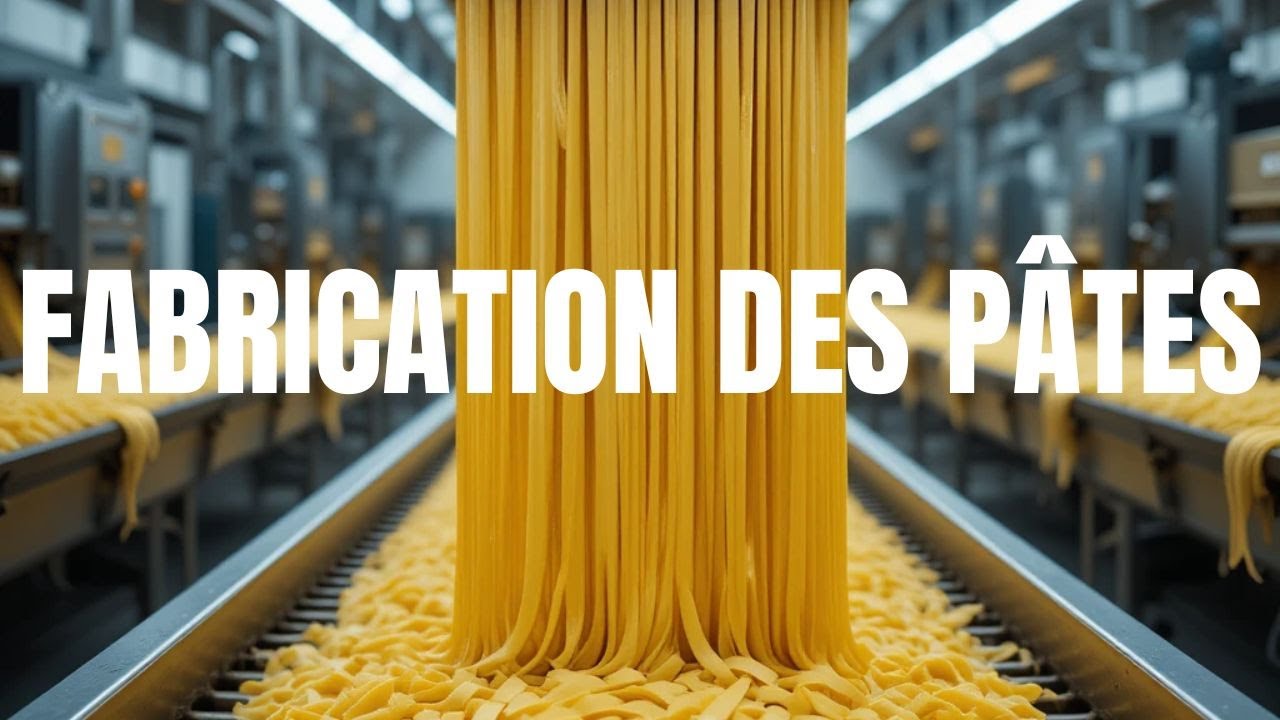 🍝 Comment sont fabriquées les pâtes ? | De la semoule au paquet – Inside Factory