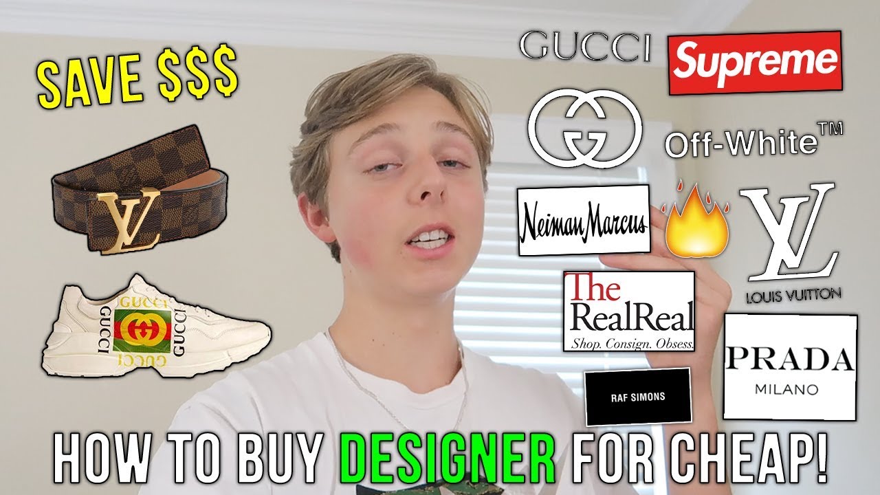 How To Buy Designer Clothes For Cheap! (Gucci, LV, Off White, Etc.)