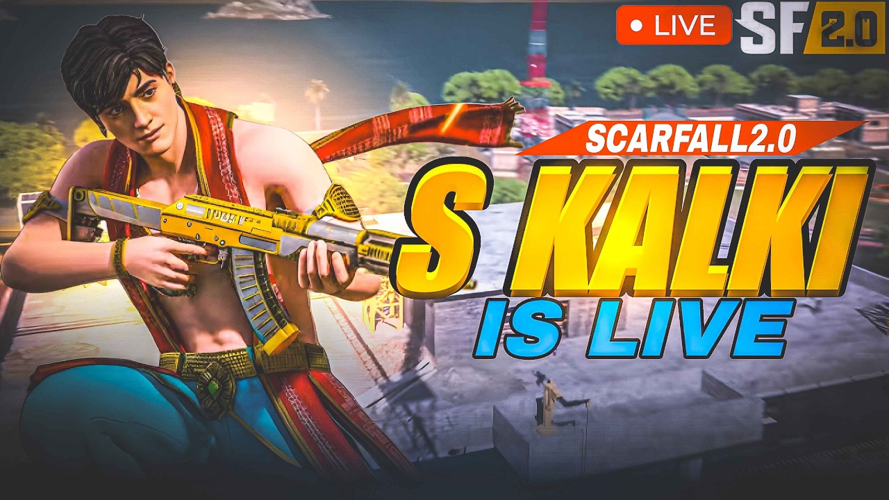 ScarFall 2.0 Live 🔴 | Aggressive Gameplay & Squad Domination 🔥
