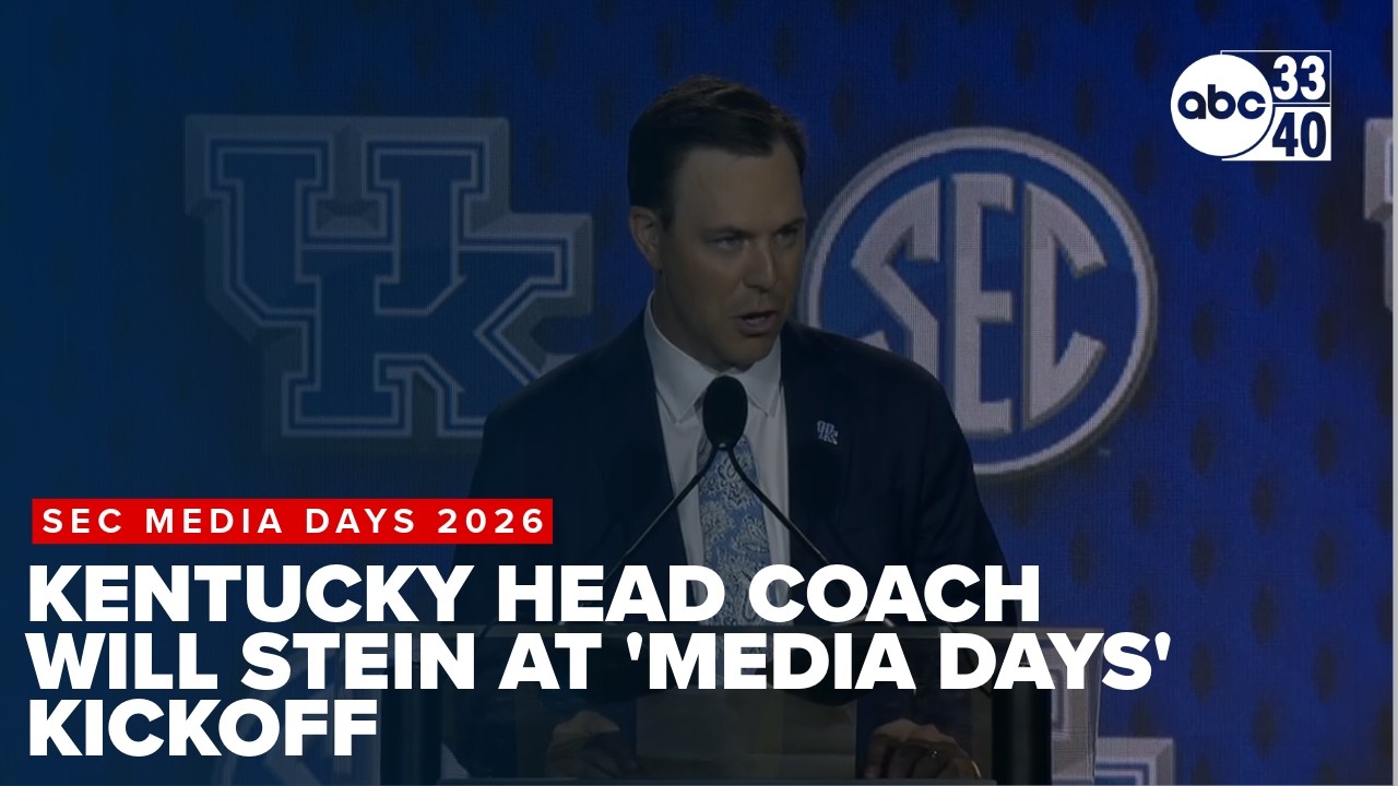 SEC MEDIA DAYS 2026: главный тренер &laquo;Кентукки&raquo; Уилл Стайн на открытии &laquo;Дней СМИ&raquo; в Тампе, штат Фл...