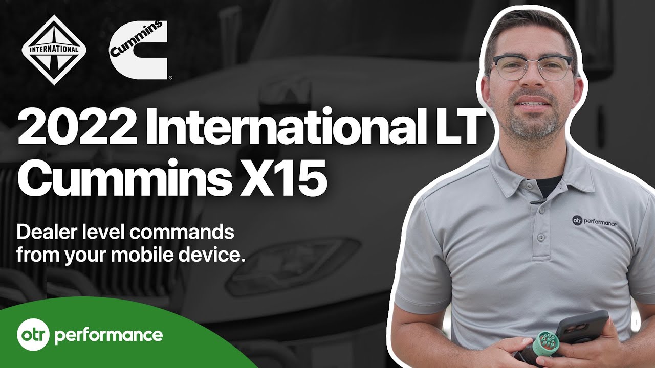 2022 International LT Cummins X15 Live Demo with OTR Diagnostics Scan Tool