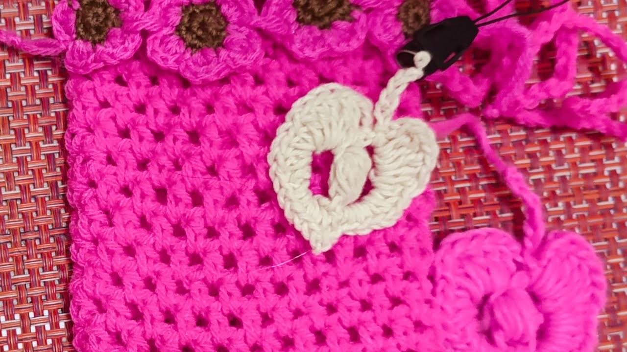 Cómo hacer corazoncitos en 3D a crochet