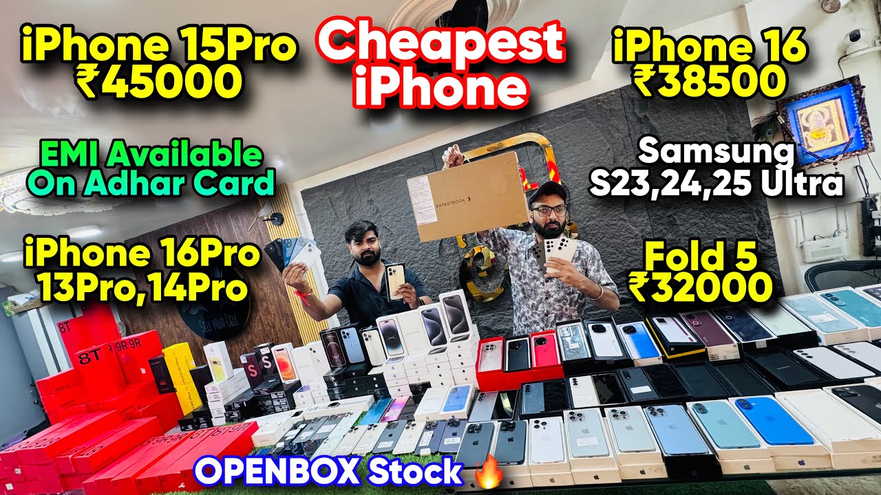 Biggest iPhone Sale Ever 🔥| Cheapest iPhone Market | Second Hand Mobile | iPhone15 Pro iPhone 16