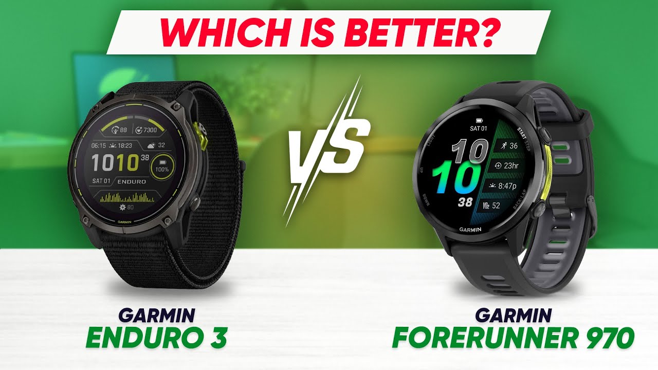 Garmin Enduro 3 vs Garmin Forerunner 970 – Which is BETTER 2025?