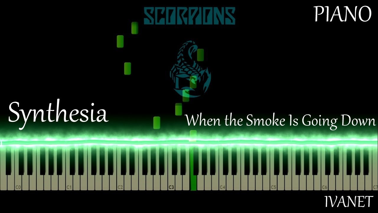 Scorpions - When the Smoke Is Going Down(Synthesia piano cover)