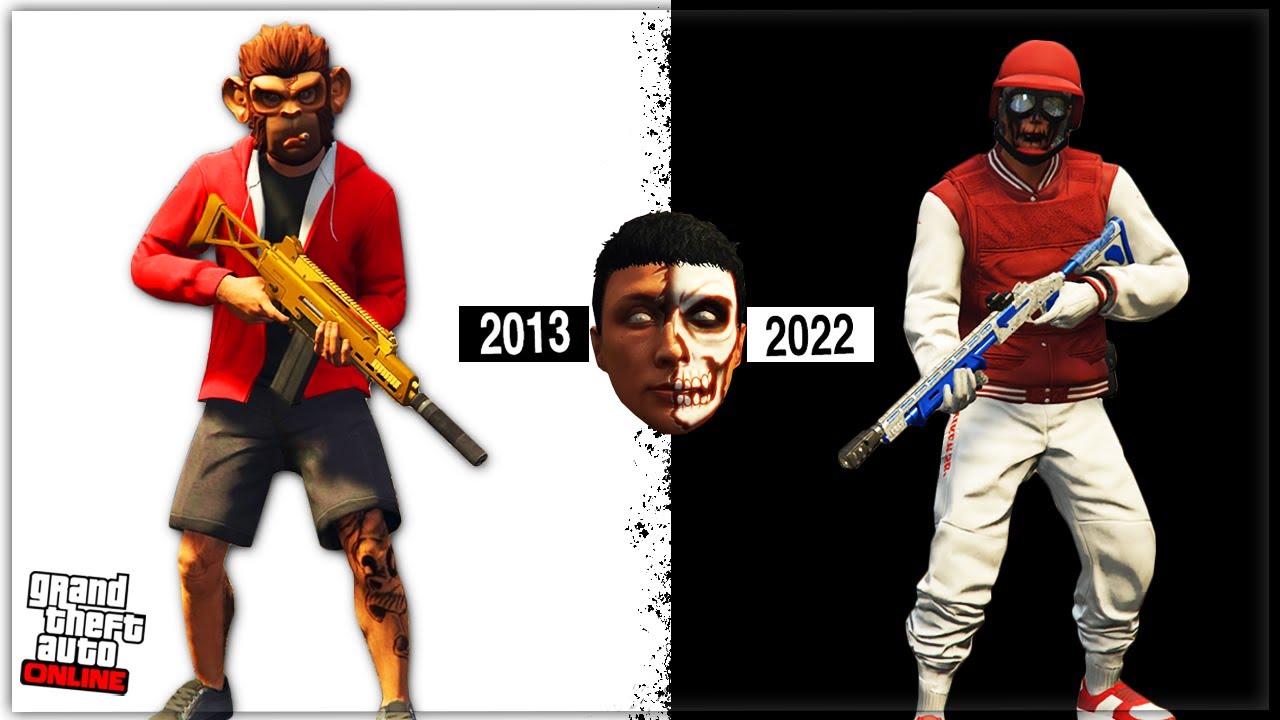 The Evolution of Tryhard Outfits 2013 - 2022 (Unbelievable Change)| GTA 5 Online