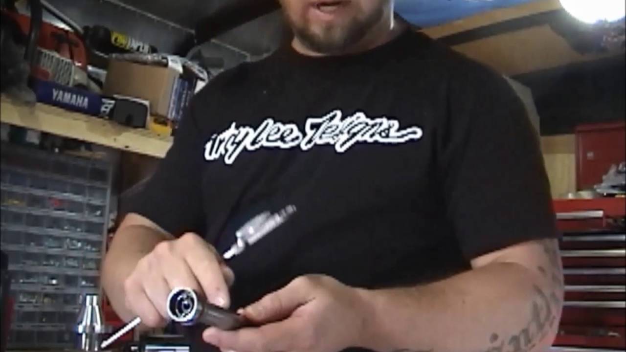 How to Easily Shorten / Lower conventional front forks / front end (KX65) Specs for oil