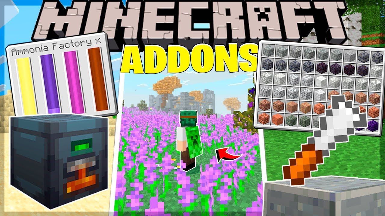 🔥TOP 3 ADDONS SURVIVAL para o SEU MINECRAFT MCPE/BEDROCK 1.21+🔥