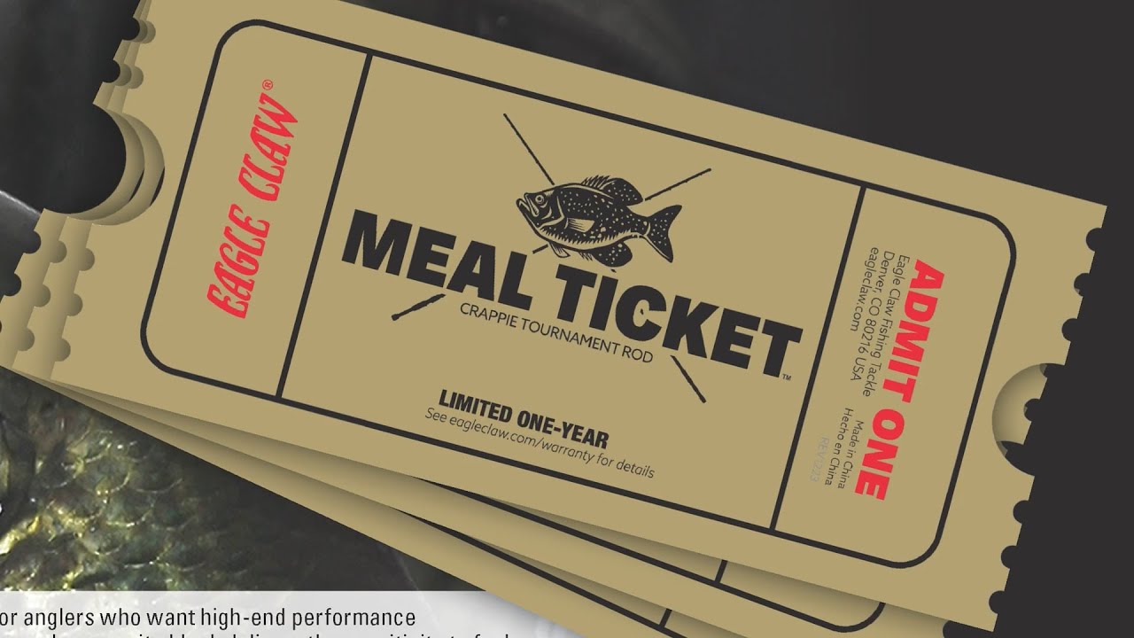 Eagle Claw Meal Ticket Rod and Reel Series: Precision Gear for Serious Crappie Anglers