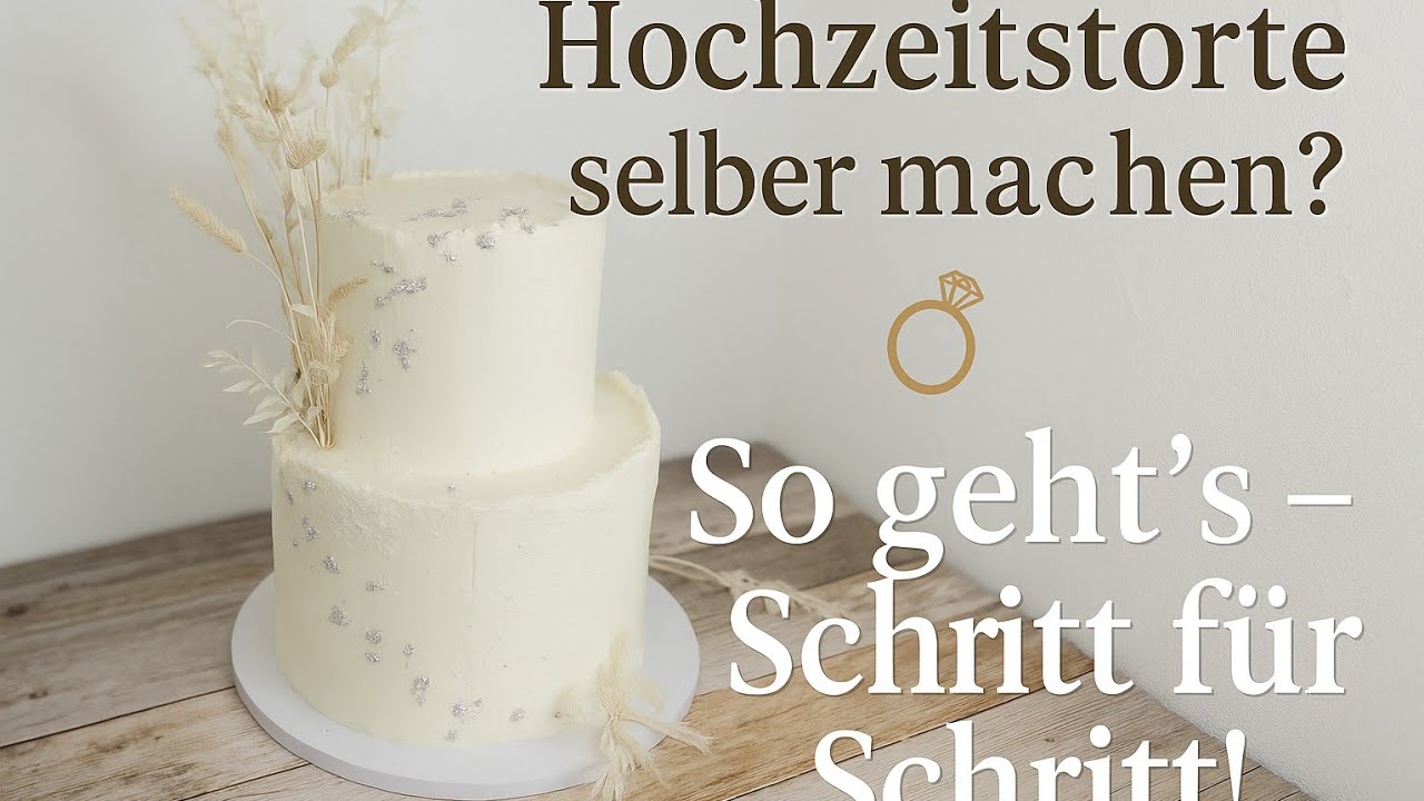 Hochzeitstorten selber machen🌸, Schritt für Schritt Anleitung🌸