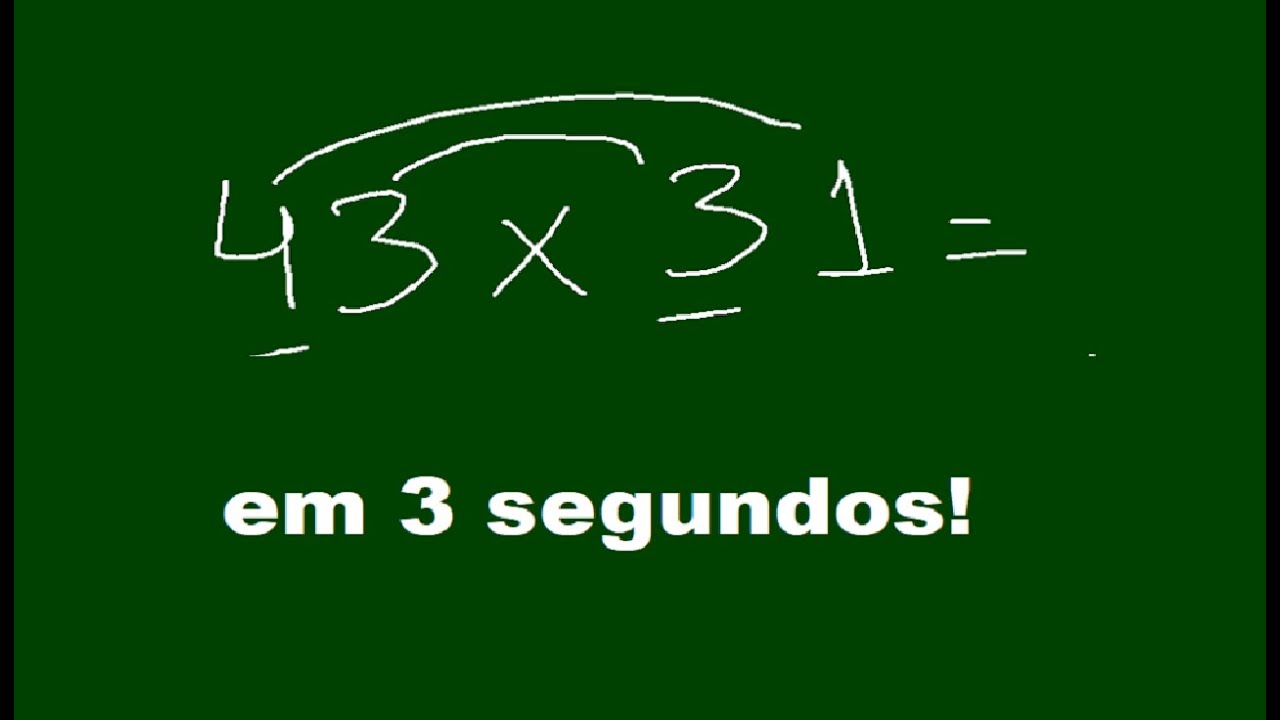 Truques Matemáticos Rápidos - Como multiplicar números de 2 dígitos até 100 - o caminho mais rápido!