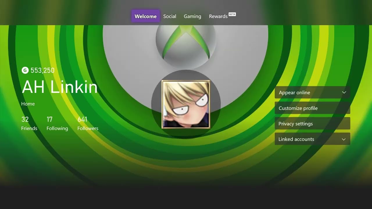 My Gamercard at 550,000 Gamerscore (Also talking about Achievements)