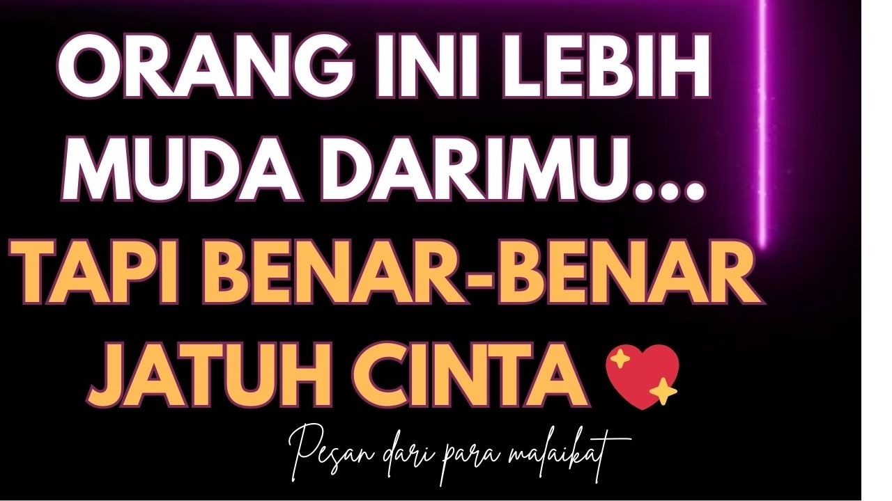 Orang ini lebih muda darimu… tapi benar-benar jatuh cinta 💖