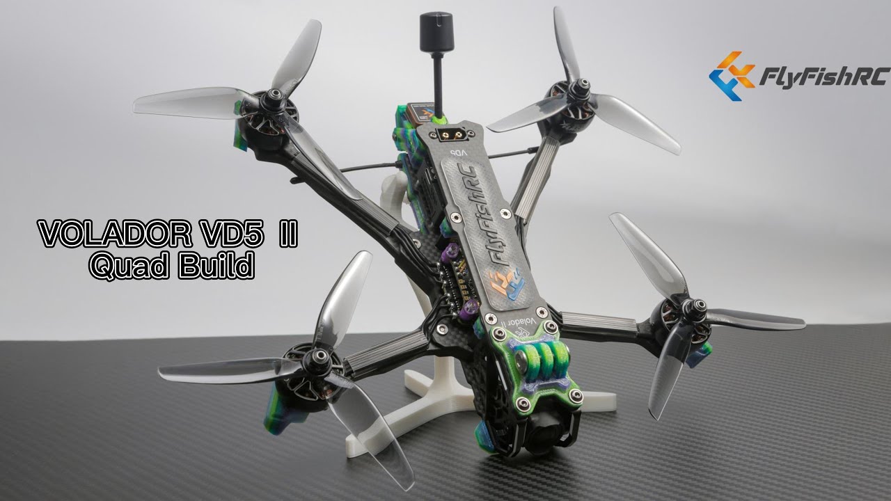 Volador II VD5 Quad Build Tutorial I Volador II VD5  Frame I FlyFishRC