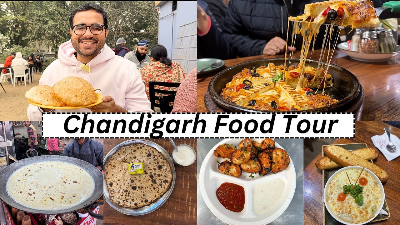 Chandigarh Food Tour [Part 2] | Chole Bhature, Tandoori Momos, Lemon Chicken and more