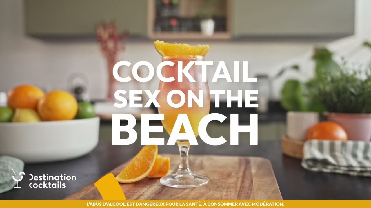 Recette cocktail &agrave; la Vodka - Comment faire un Sex on the Beach ?