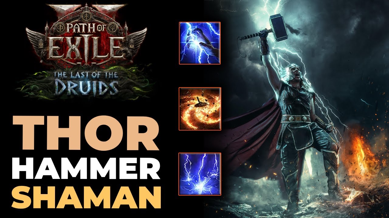 Shaman THOR Build Guide! Forge Hammer Lightning | PoE2 0.4