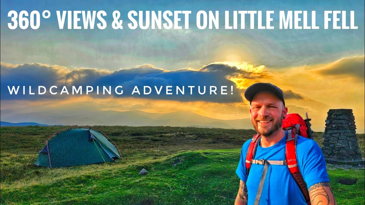 Solo Wildcamp on Little Mell Fell | Stunning Sunset & Drone Footage.