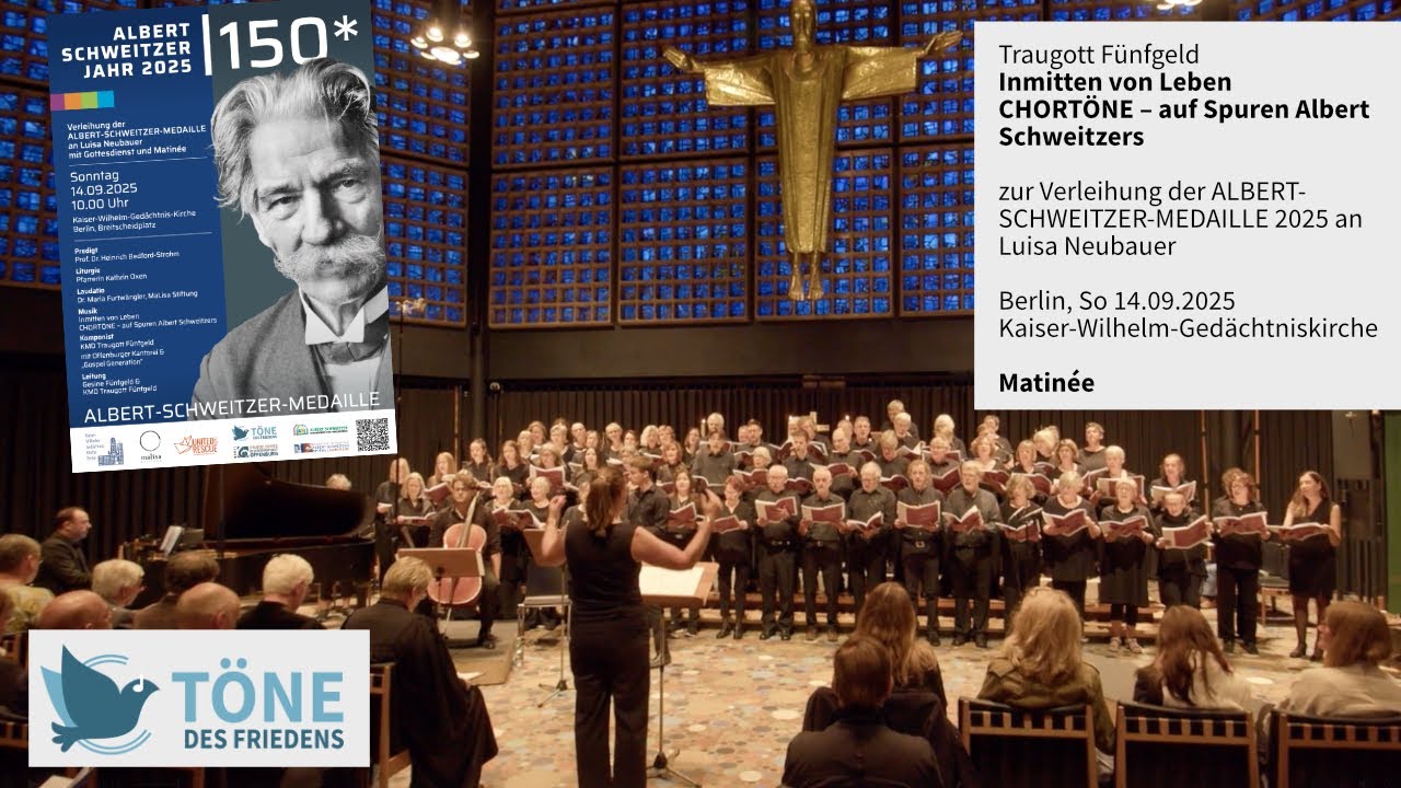 Albert Schweitzer Medaille 2025 Luisa Neubauer – Matinée Berlin