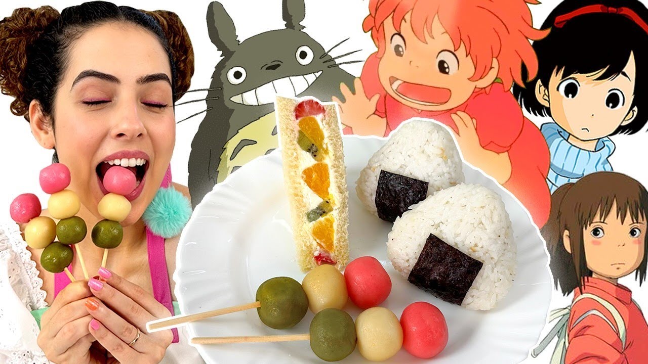 COMIDINHAS DE FILME: ESPECIAL ANIMES e DORAMAS! Ponyo, Chihiro, e+ | Paula Stephania