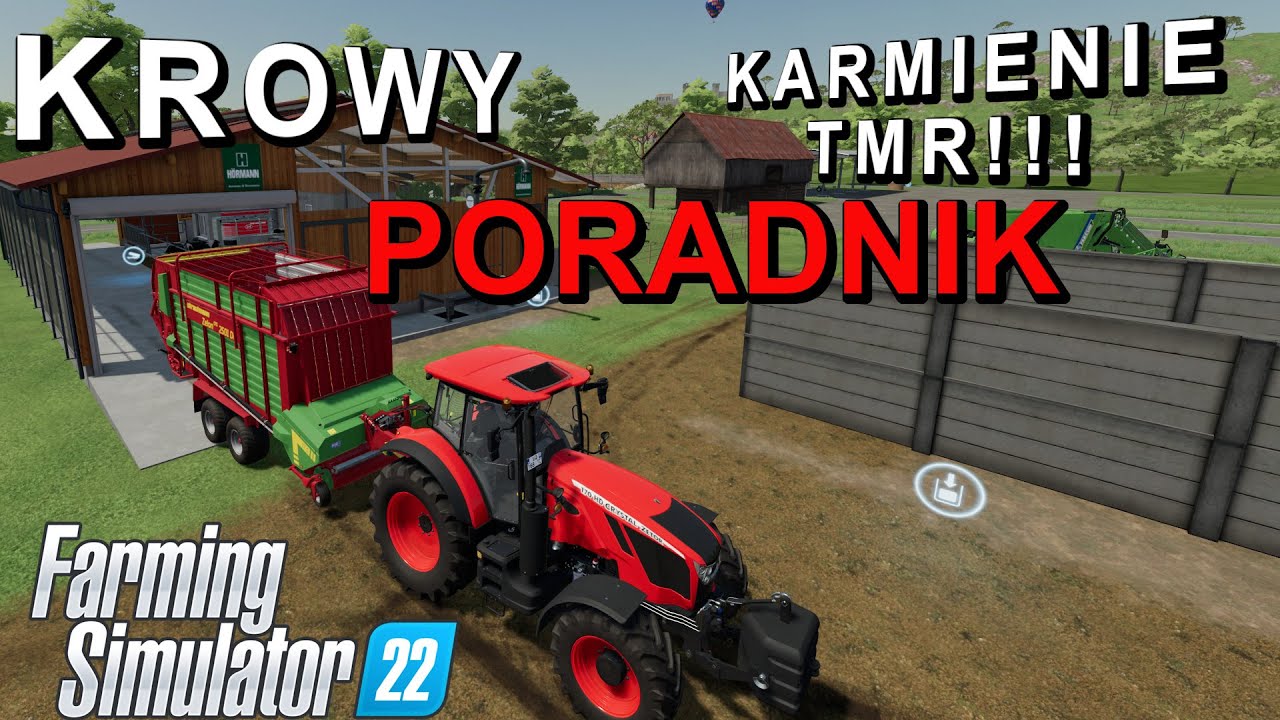 Karmienie Krów TMR Poradnik Farming Simulator 22