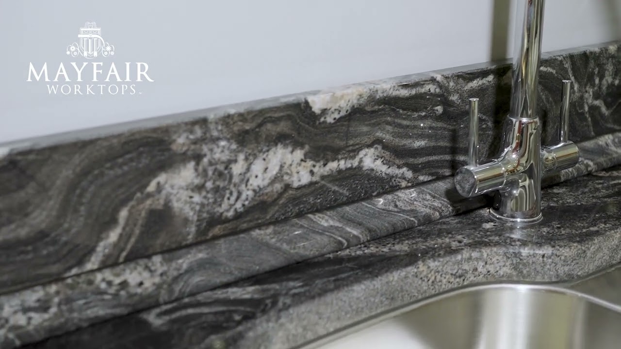 Black Storm Granite Kitchen Worktops & Countertops from Mayfair Worktops