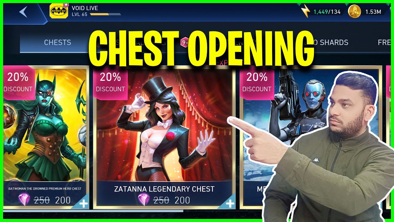 Injustice 2 Mobile | Anniversary Sale | Zatanna Chest Opening