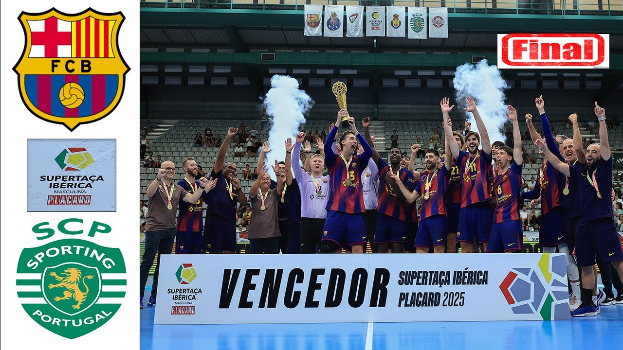 Barça Handball VS Sporting Handball Iberian Super Cup Champions 2025