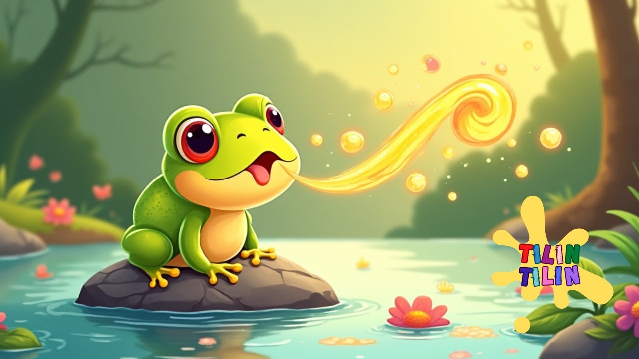 🐸🌈 Rã Saltitante | Música Infantil para Cantar e Pular 💧🎶