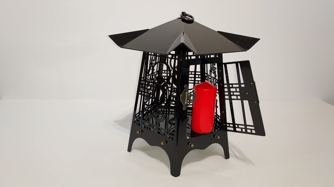 Traditional Japanese Lamp for styling home decoration. Luxury gift.
