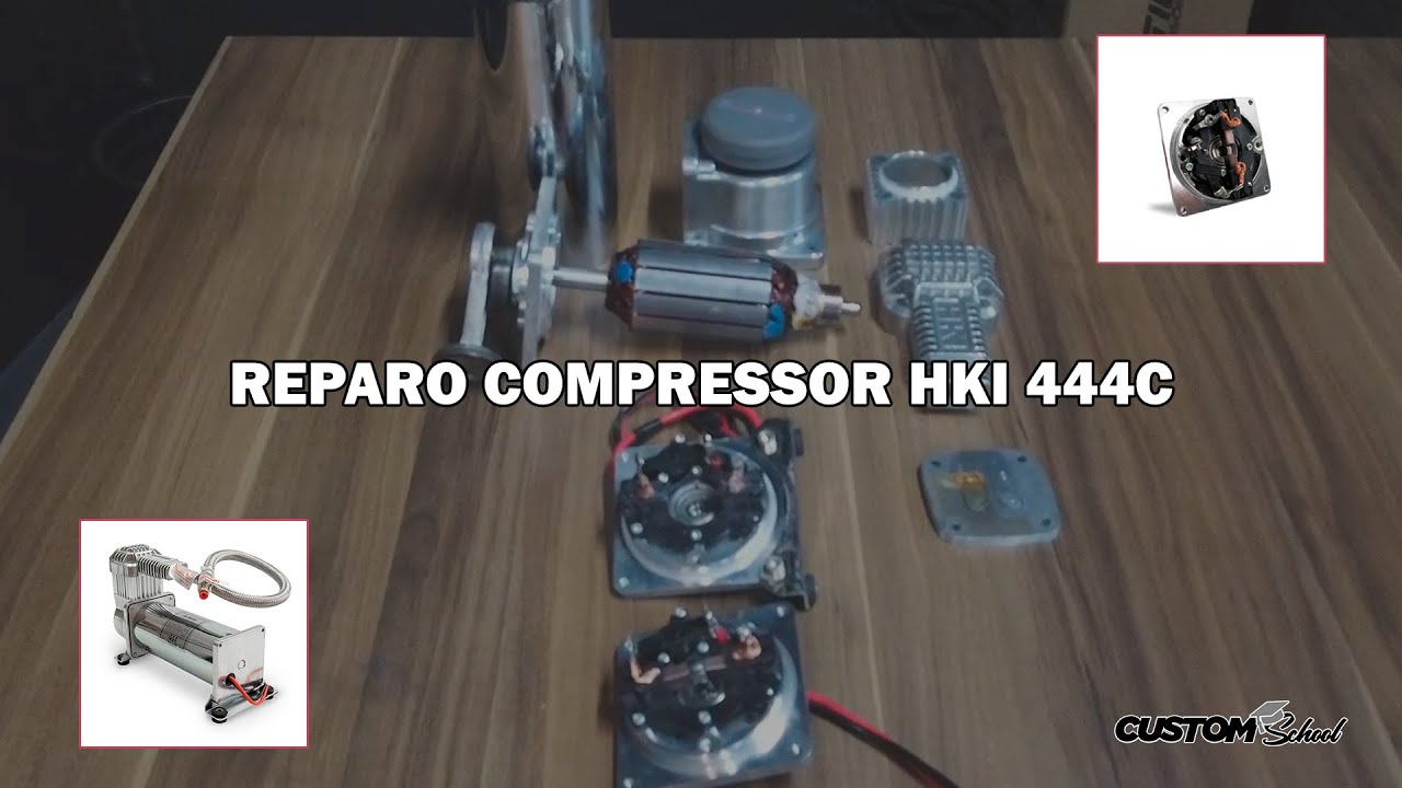 REPARANDO UM COMPRESSOR HKI 444C + PROJETOS DO ESTÚDIO