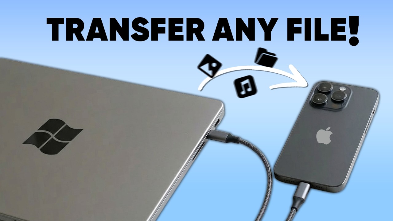 How to Transfer Photos, Videos, and Files from Your Windows PC to iPhone in 2026!
