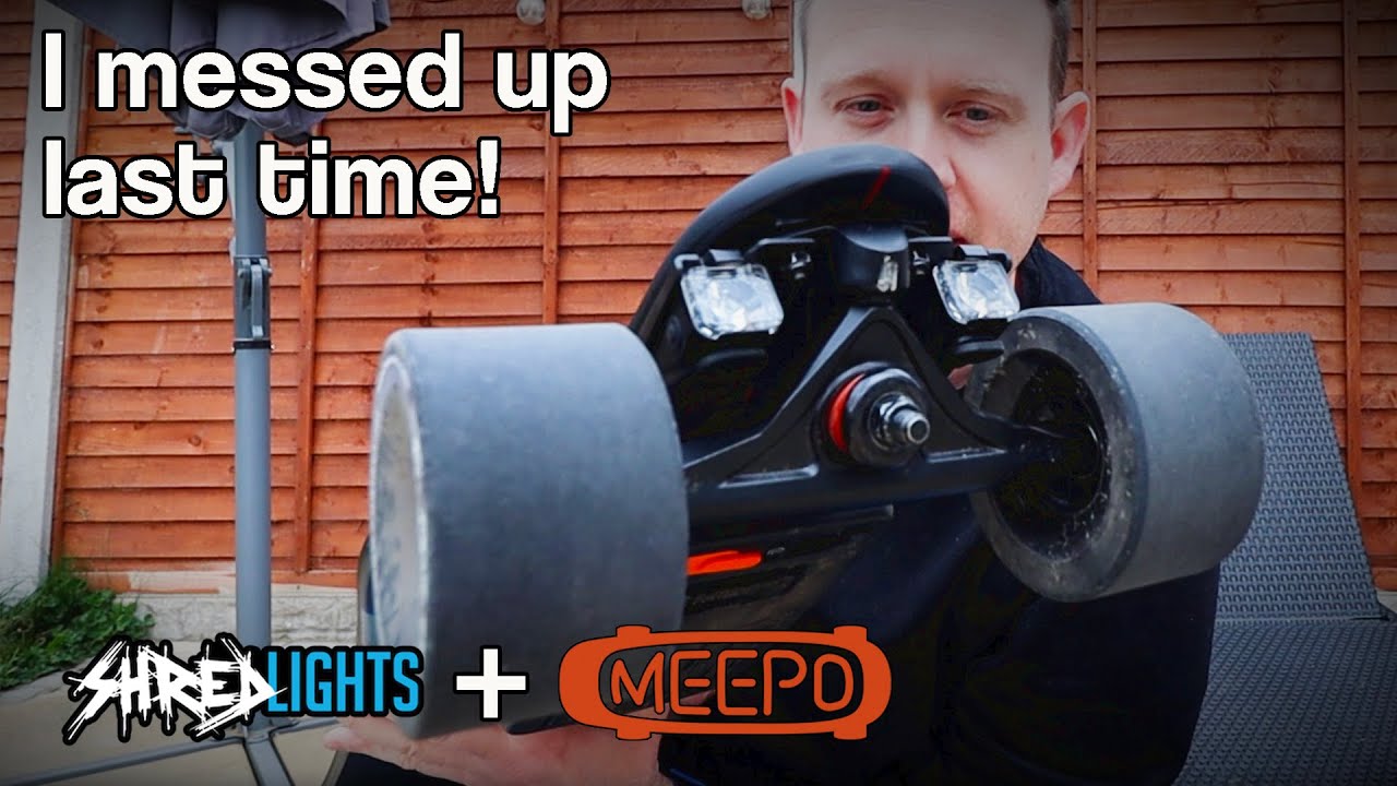 How to mount ShredLights on an electric skateboard