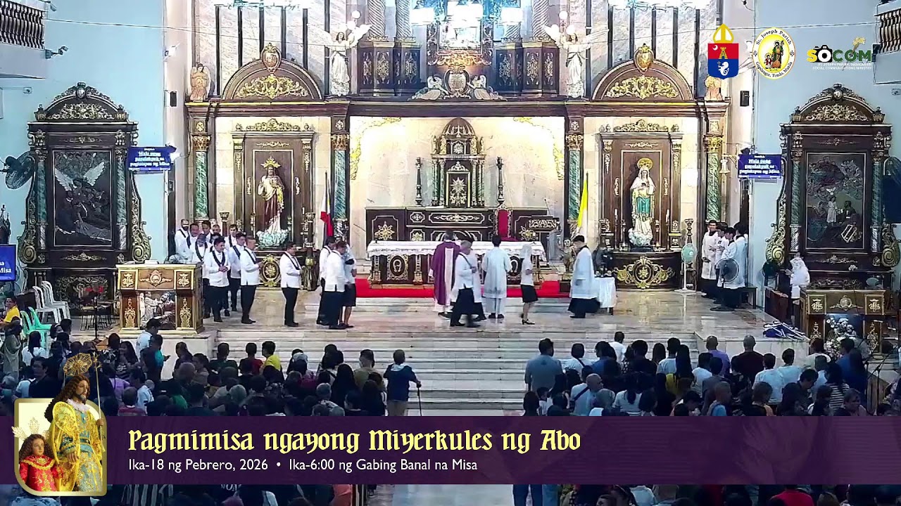 LIVE: Miyerkules ng Abo (Pebrero 18, 2026 - 6:00 PM Mass)